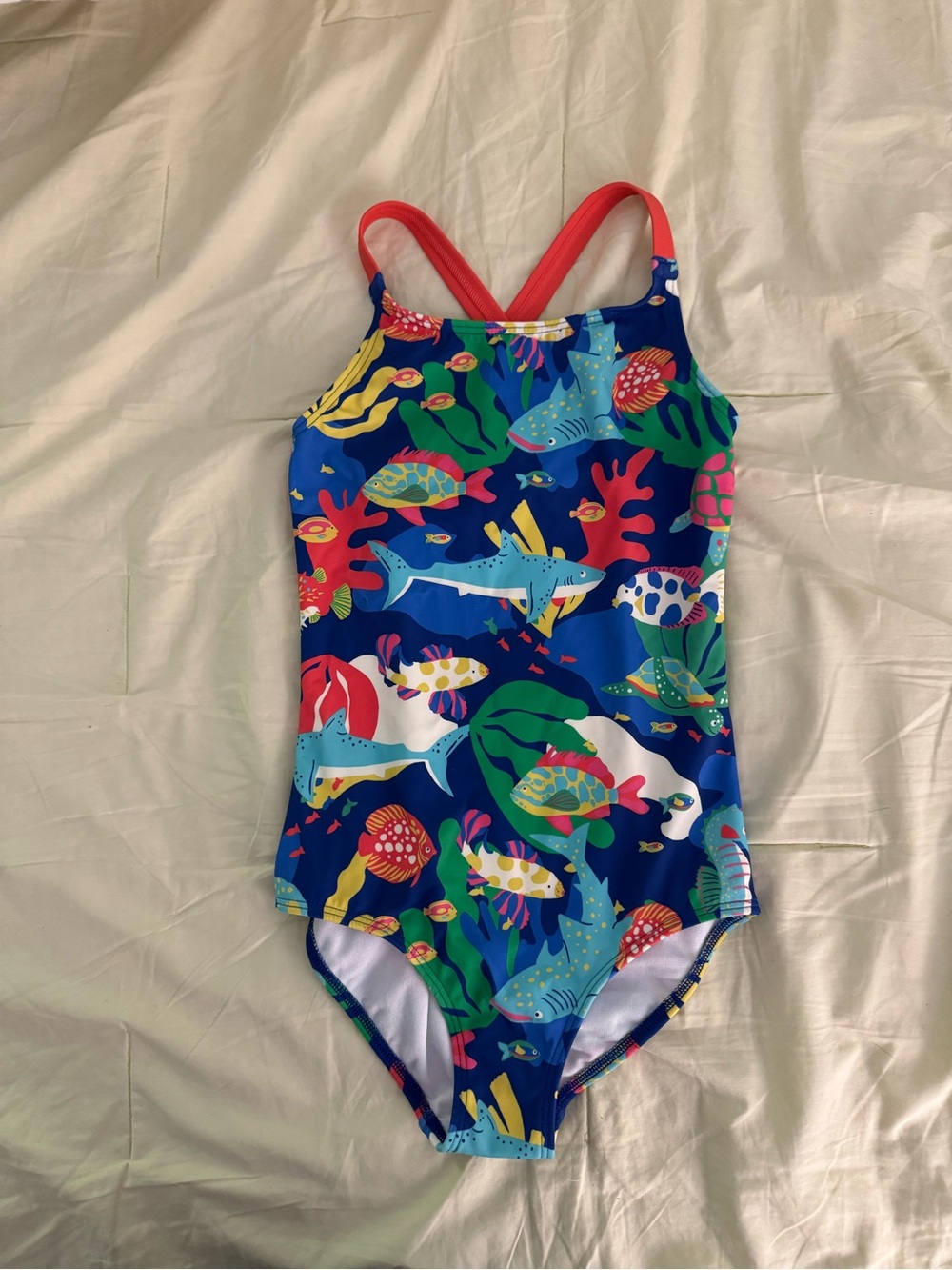 mini boden swimsuit 7/8 new